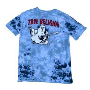 Rare Tie Dyed True Religion Big Buddha Shirt Large